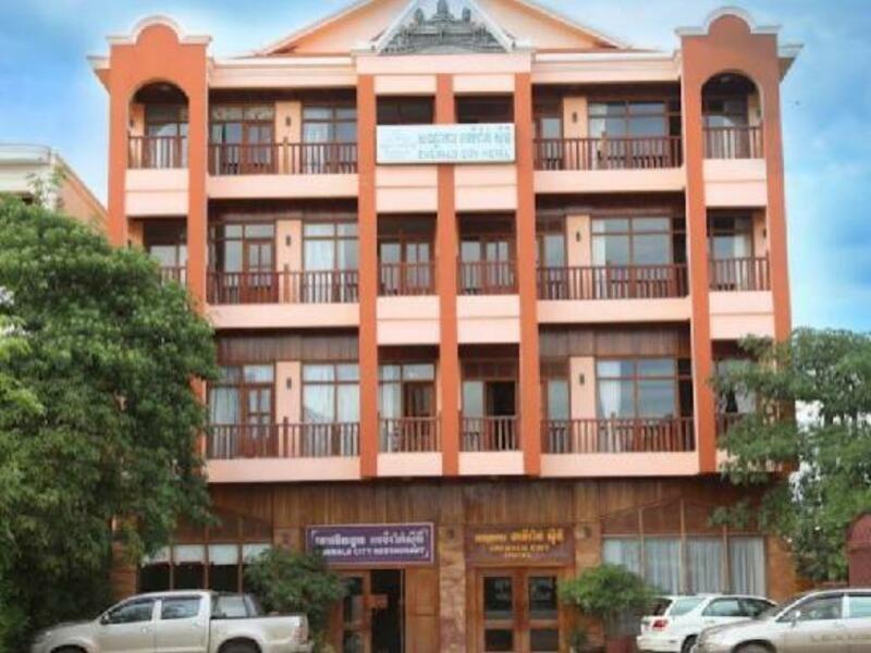 Emerald City Hotel Siem Reap Bagian luar foto